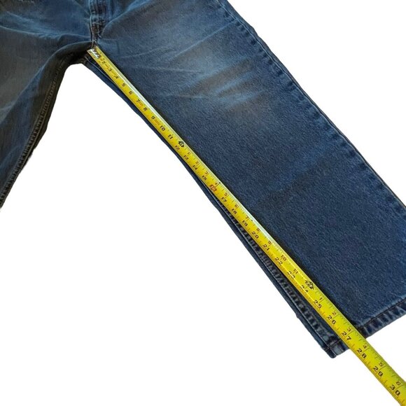 Levi Strauss 550 Mens Blue Jeans Size 36 x 30 5 pocket Classic Medium Wash Pants - Picture 12 of 13